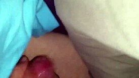 My wife give me a handjob untill I cum so hards.