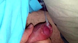 My wife give me a handjob untill I cum so hards.