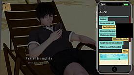 Imagine my real desire: that big-ass Indian babe with huge tits teasing in the game.