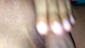 wet shaved pussy student gets creampie from tight amateur