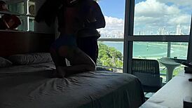 Pretty Plump Babe in Missionary Anal Sex on Beach Pt1