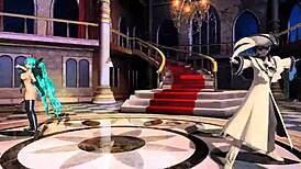 Hatsune Miku in Cendrillon nude mod with big boobs