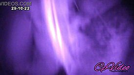 wife gives blowjob while dancing at club