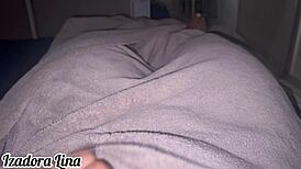Tight pussy amateur MILF gets fingering and wet orgasm