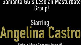 Angelina Castro és Lexxxi Lockhart olajos nagy ciciket osztanak Floridában.