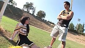 ashlyn rae rides talon's big cock for her 18th birthday gift. bed action with deepthroat and cowgirl moves.