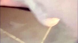 french slut dominated in homemade pov with tight restraints.