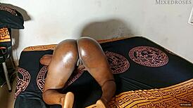 Brisonlove Bangs Dark Ebony Ella Eve, Leaves Her Wanting