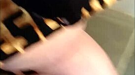 french slut dominated in homemade pov with tight restraints.