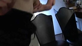 Creampied Milf Pussy Fucked Hard Across Bar!