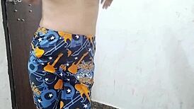 Desi bhabhi moans loud during rough doggystyle pounding