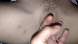 Can you believe how tight and wet this shaved pussy feels during creampie?