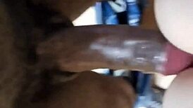 Quickie with Roommate in Dorm, Featuring Big Black Cock and BBW Ass.