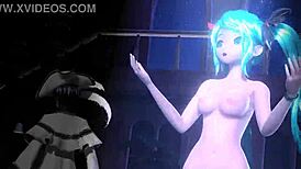 Hatsune Miku in Cendrillon nude mod with big boobs