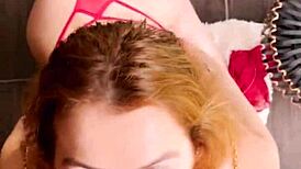 Wanna see me deepthroat and take cum POV?