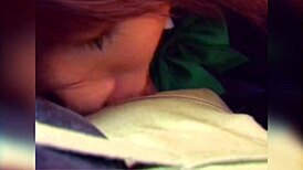 Japanese Teen Drills Hard with Big Cock in Classroom Scene