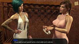 This curvy babe in cute outfit rocks 3d porn! 😍