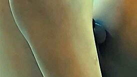 Small cock ebony shemale chilling at home with unique vibes