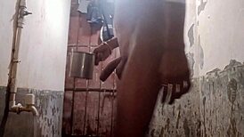 Kolkata boy masturbates alone in bathroom