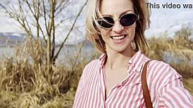 Miss daisy diamond worships her ass on a bike outdoors