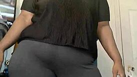 Nasty Dominican Housewife with Juicy Ass in Caribbean Action