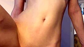 Petite Teen Maiskii Masturbates with Dildo to Intense Orgasm