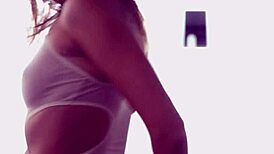 Stunning petite Romanian milf bares all in sultry Playboy solo video.