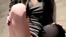 just saw this dude getting wild with a trans mommy and pounding hard