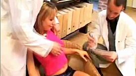 Babe Undergoes Detailed Gyno Exam with Fetish Twist in Clinic