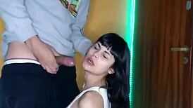 Skinny Argentinian teen 18+ in hot homemade action