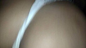 hot latina neighbor came over for netflix, i couldn't hold back and came on her delicious ass fast