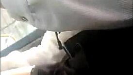 Young girl of 18 in a skirt at the hotel