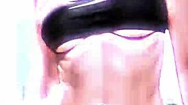 Leticia models in a sexy bikini, feeling confident