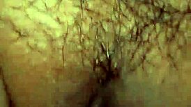 ohh, your dick feels so hard against my wet hairy pussy, wife