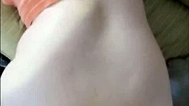 Asian redhead shemale Lexa rides dominant WolfDaddy to raw finish