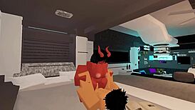 Slut Gets Fucked By Random Guy In Roblox.