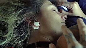 Romantic Sex on Valentine's Day with Latina Amateur Riding Outdoors