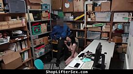 Teen suspect caught stealing at the shop gets punished