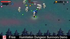 they entered the humiliation dungeon for a wild femdom game demo