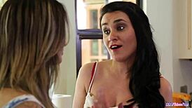 Milf Feels Intense Pleasure From Lesbian Babe's Oral Skills