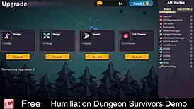 they entered the humiliation dungeon for a wild femdom game demo