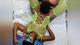 the bbw puta cums in my mouth after handjob