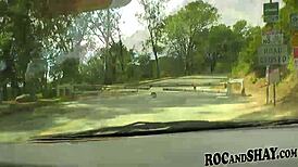 Ebony Housewife Rips Clothes For Car Fuck