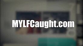 vävy kiinni varastamisesta, äitipuoli Jessica Ryan maksaa villillä toimistogangbangilla