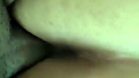 Thick girl with fat ass bouncing on black cock