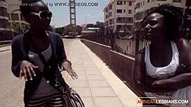 Black Lesbian Shower Passion After Shopping!