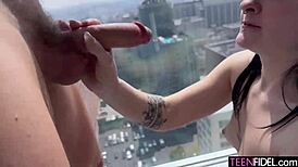 imani valor gags on monster cock in furious deepthroat. fast close-up face fucking leaves her choking hard.