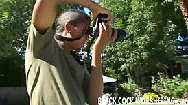 Wife Takes Two Big Black Cocks In Femdom Humiliation