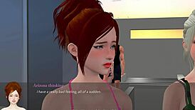 Arizona'yı Oynayalım Serbest Bölüm 9 Büyük Göğüslü Kızıl Saçlıyla