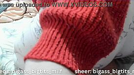 I crave touching my oiled milf ass in pajamas